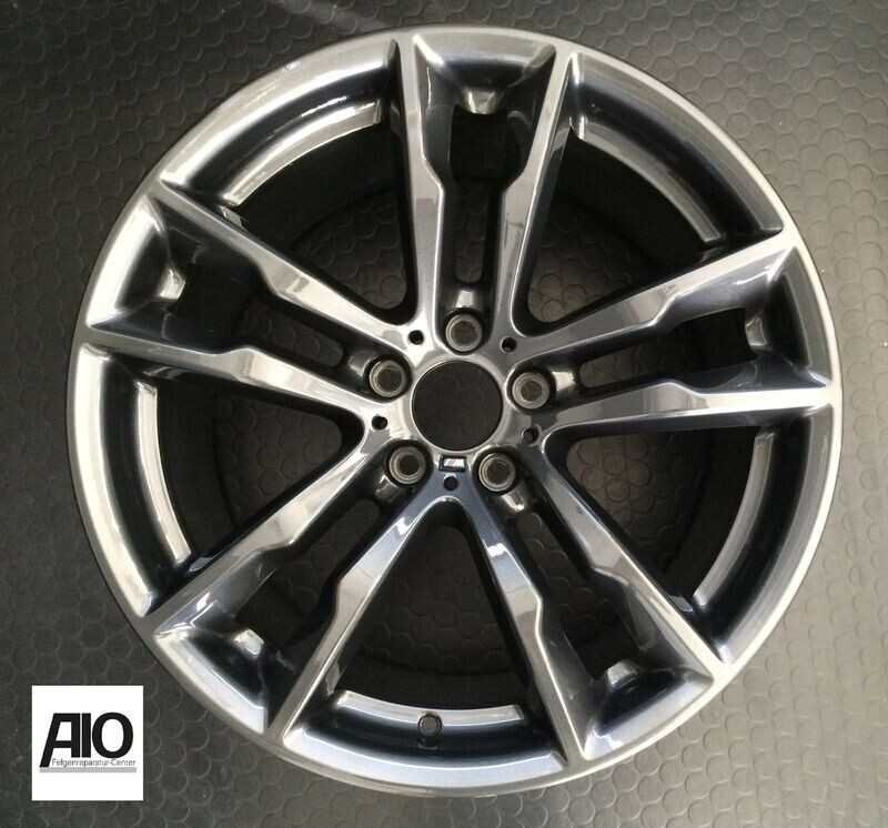 LF1 Original BMW Felge 2284655 - Styling 611M Doppelspeiche Grau HA - X5M F85 / X6M Typ F86