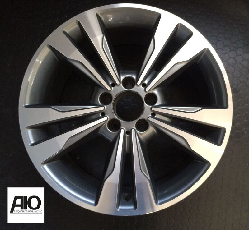 LF1 Original Mercedes Alufelge A2124015702 – 5-Doppelspeiche Grau HGG – W212