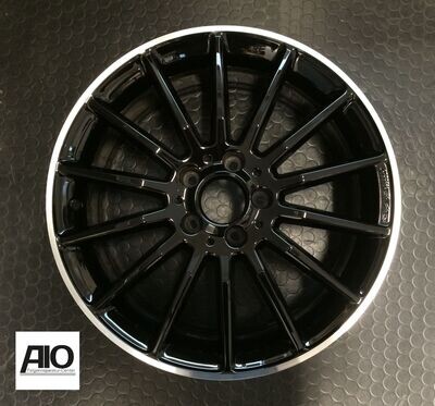 LF1 Original Mercedes Benz Felge A1764010200 – Vielspeichen-Rad Schwarz HGG Horn – A-Klasse 176+177/ CLA 117 / B -Klasse 246