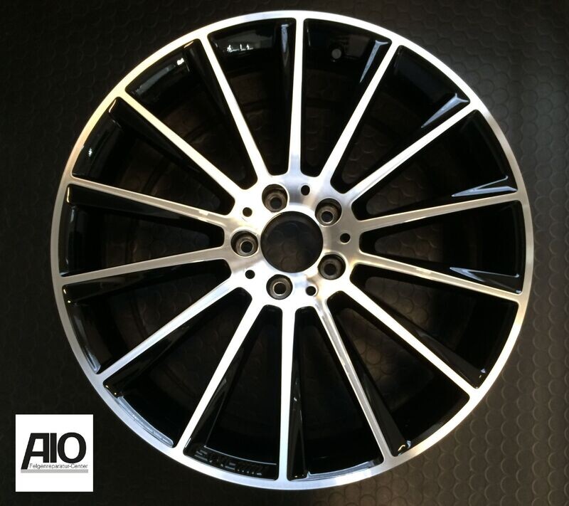 LF1 Original Mercedes Benz Felge A2534011900 – AMG Vielspeichen-Rad Schwarz HGG – GLC X253 , GLC Coupe C253