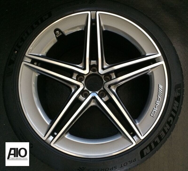 LF1 Original Mercedes Benz Felge A2134017100 – AMG Doppelspeiche Grau HGG VA – E-Klasse E63 W213 / S213