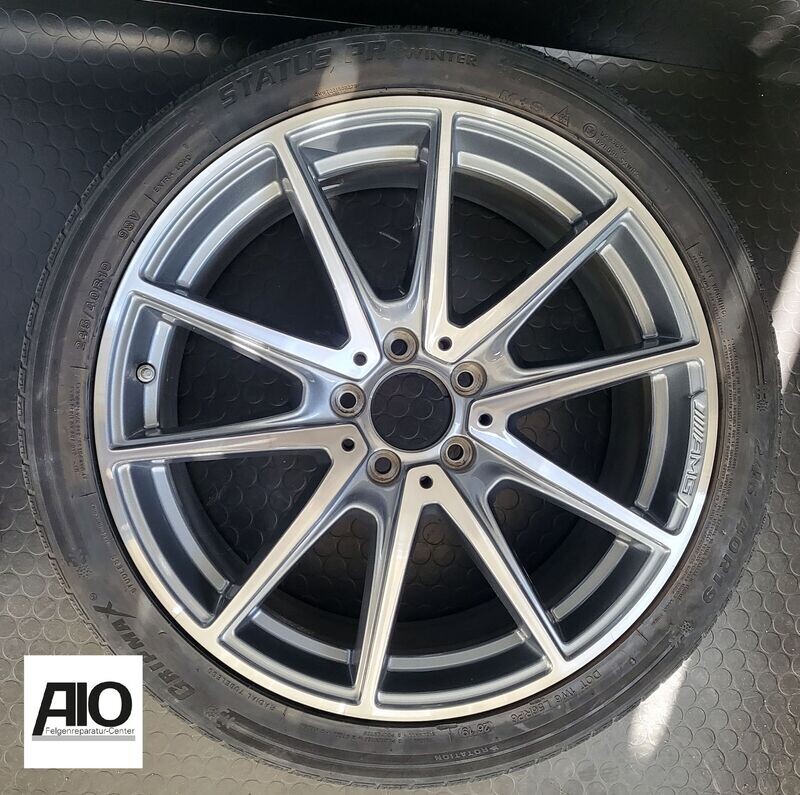 LF1 Original Mercedes Benz Felge A2134017300 – AMG V-Speichen-Rad Grau HGG  VA – E-Klasse W213 / S213