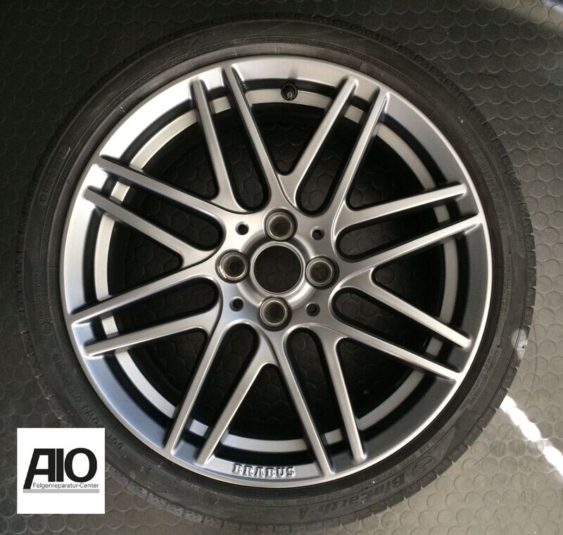 LF1 Original Smart Felge A4534012701 - Brabus Monoblock 8 Grau Matt - A453, C453, W453