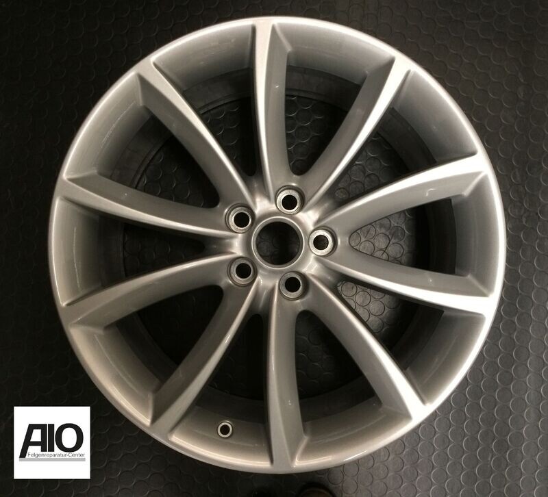 LF1 Original Jaguar Felge EX53-1007-CA - AQUILA Style 5040  V-Speiche Silber VA - XF Typ X250 (2008-2015)