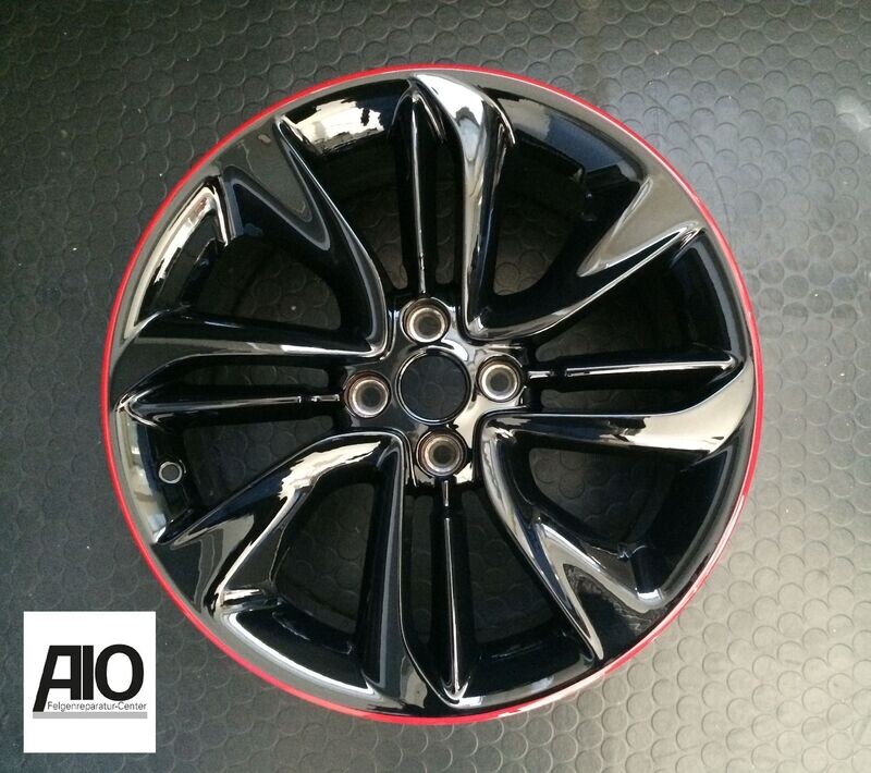 LF1 Original Opel Felge 13369315 / 1002713 - "Swiss Blade" AAC1 Schwarz - ADAM 2013-2018