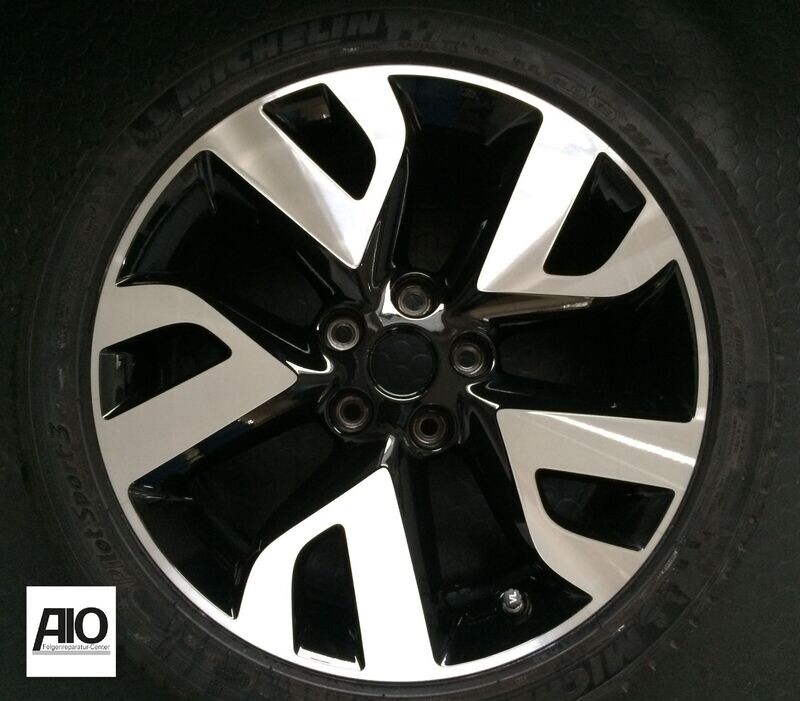 LF1 Original Felge Nissan N80801 - 5-Doppelspeichen-Design Schwarz HGG -  Pulsar / Juke / Qashqai