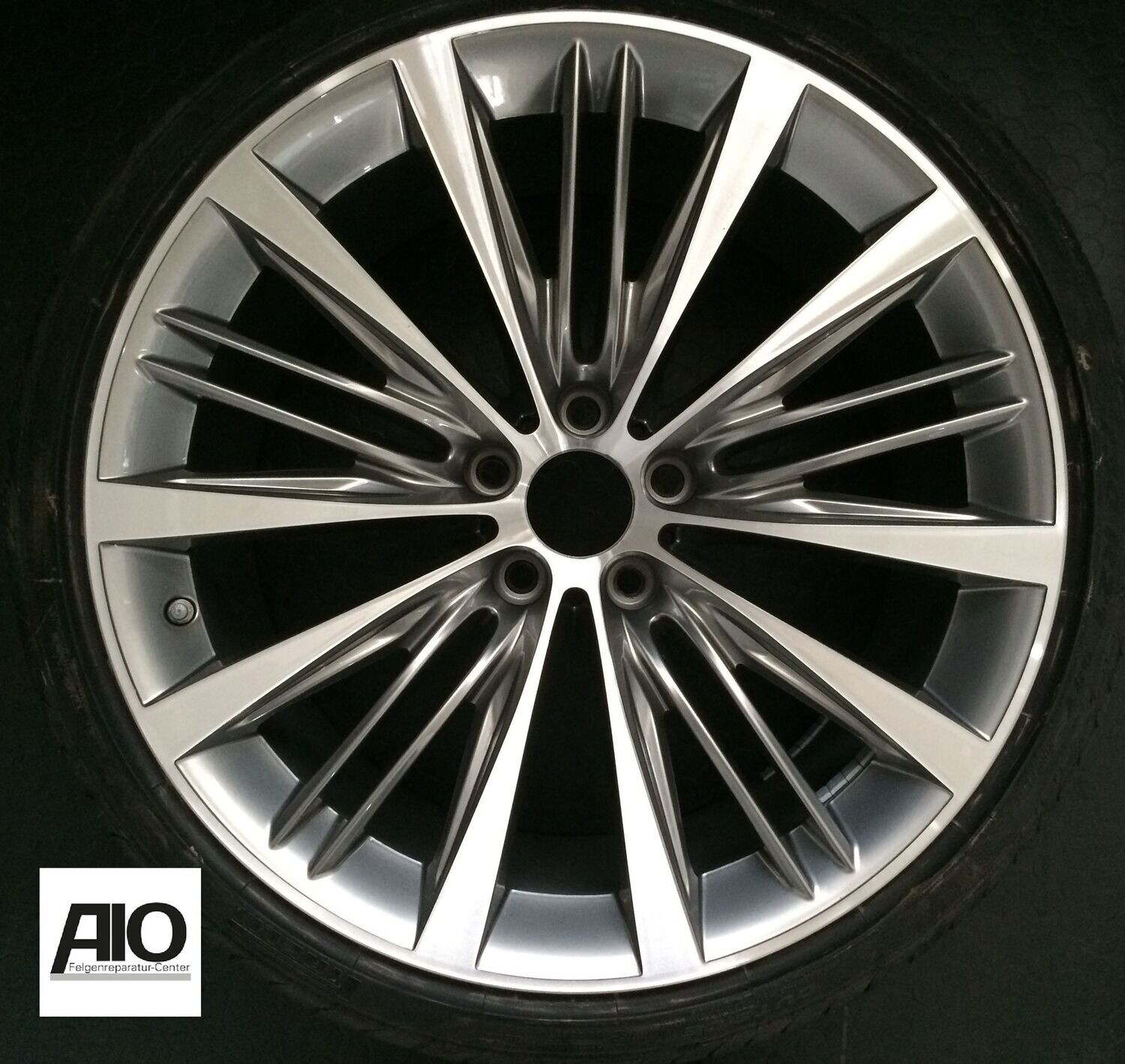 LF1 Original BMW Felge 6854556
 - V Speiche 463 Grau HGG VA - 5er Typ F07 GT Gran Turismo