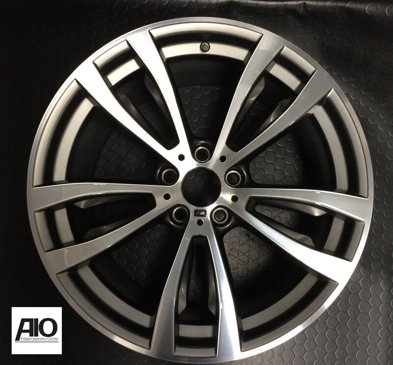 LF1 Original BMW Felge 36117846790 - Doppelspeiche 469 M Grau HGG VA - X5 Typ F15 + X6 Typ F16