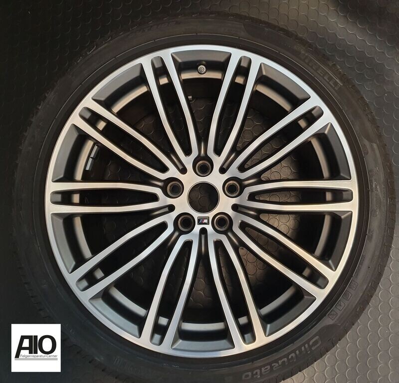 LF1 Original BMW Felge 7855086 - 664M Doppelspeiche Grau HA - 5er Typ G30 G31 ab 2017-