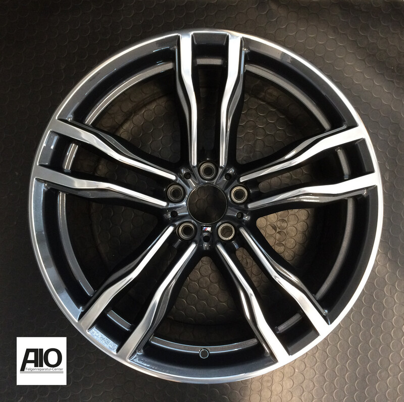 LF1 Original BMW Felge 2284653 - Styling 612 M Doppelspeiche Grau HGG  - X5/X5M Typ  F15/F85 + X6 / X6M Typ F16/F86