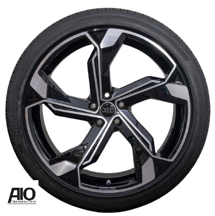 LF1 Original Audi Felge 4KE601025D - 5-Arm-Design Schwarz HGG - E-tron S / E-tron Sportback Typ GE ab 2018 -