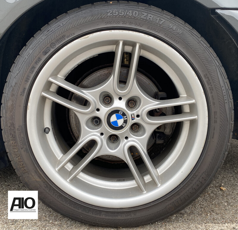 LF1 Original BMW Felge 2228995 - Doppelspeiche 66 M Silber VA - 5er Typ E39