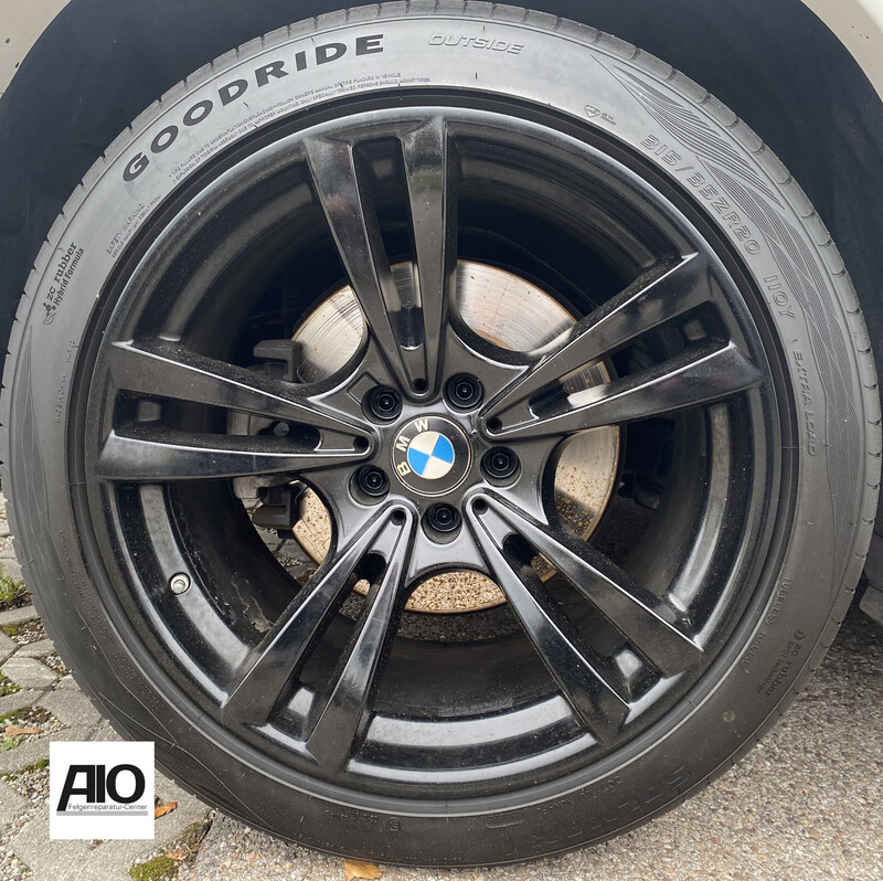 LF1 Original BMW Felge 36116785500  - Doppelspeiche 299M Schwarz HA - X5M Typ E70 + X6M Typ E71