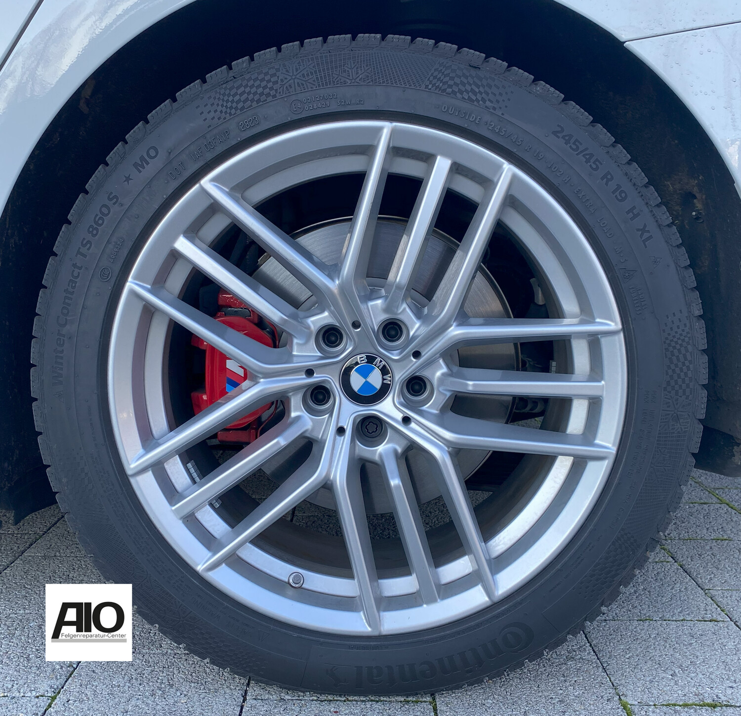 LF1 Original BMW Felge 5A324D6   - Dreifachspeiche 933 Silber - 5er / i5 Typ G60/G61