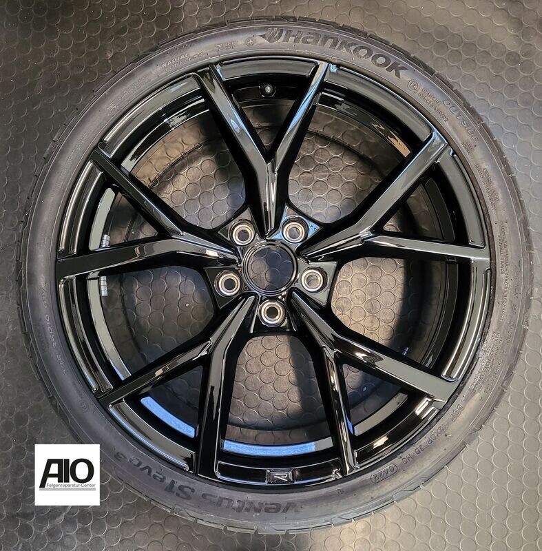 LF1 Original VW Felge 5H0601025AM – ESTORIL Y-Speichen-Design Schwarz – Golf 8 Typ CD 2019-