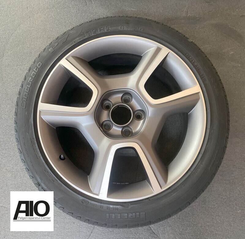 LF1 Original Saab Felge 12783436 - 3 Doppel-Speichen HGG Grau - 9-3 Typ YS3F von 2003-2012