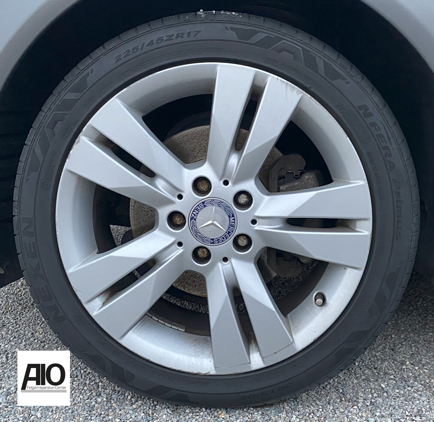 LF1 Original Mercedes Benz Felge A2124010402 – 5-Doppelspeichen-Design Silber –  E-Klasse W212 / S212