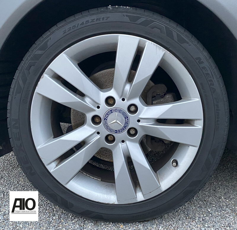 LF1 Original Mercedes Benz Felge A2124010402 – 5-Doppelspeichen-Design Silber –  E-Klasse W212 / S212