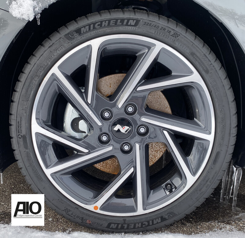 LF1 Original Hyundai Felge 52910-G4800
 - Dynamik Design Grau HGG - i30 / i30N 2017-