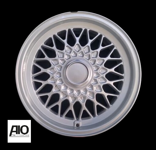LF1 Original BMW Felge KBA 41488 - Styling 5 Kreuzspeiche Silber - 5er Typ E34 von 1988-1996