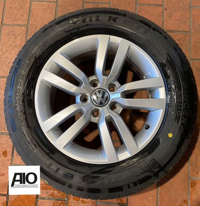 LF1 Original VW Felge 5N0601025R  – Portland 5-Doppelspeiche Silber – Tiguan I Typ 5N