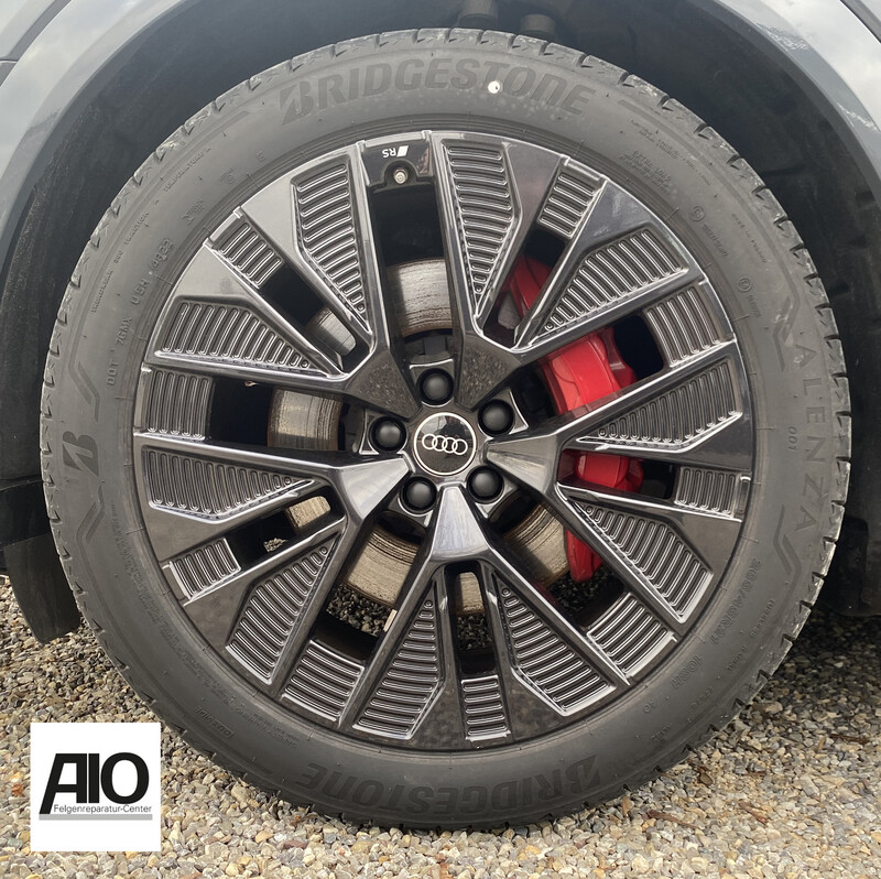 LF1 Original Audi Felge 4KE601025AL - 5-Arm-Aero-Struktur Schwarz metallic - E-tron Typ GE ab 2018 -