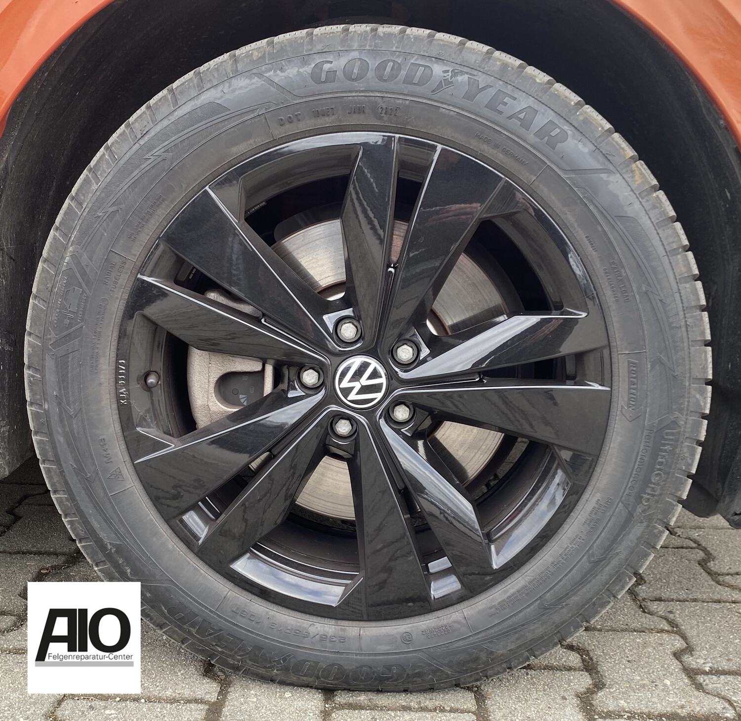 LF1 Original VW Felge 11A071490 – Loen 5 Doppelspeiche Schwarz VA – ID.4 Typ E2 2020 -