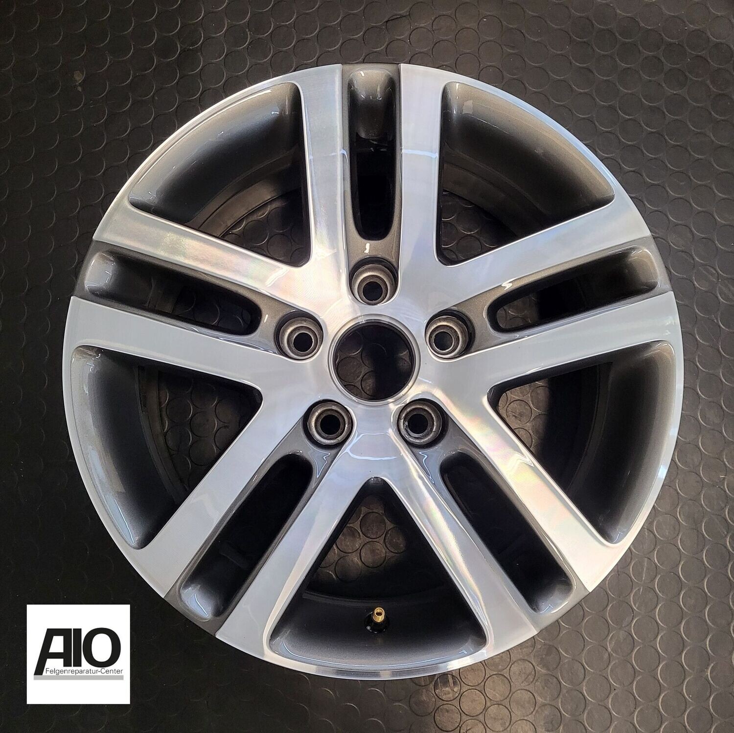 LF1 Original VW Felge 1K0601025BM – ATLANTA 5-Doppelspeichen-Design Grau HGG – Golf 5 / 6 / Touran