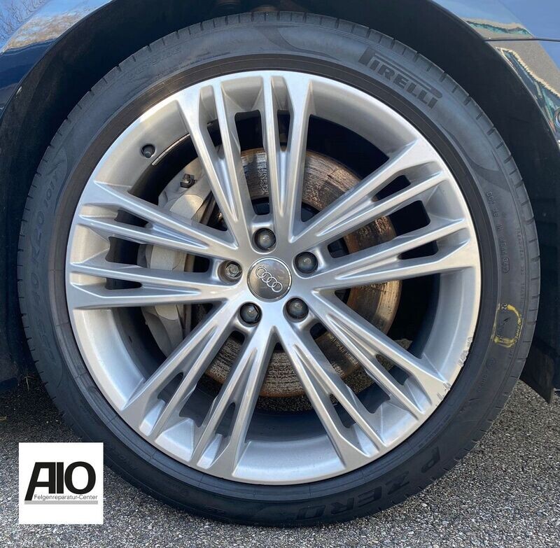 LF1 Original Audi Felge 4K8073510A - 5 Doppelspeichen V Design Silber rechts -  A7 Typ C8 4KA 4K ab 2018 -