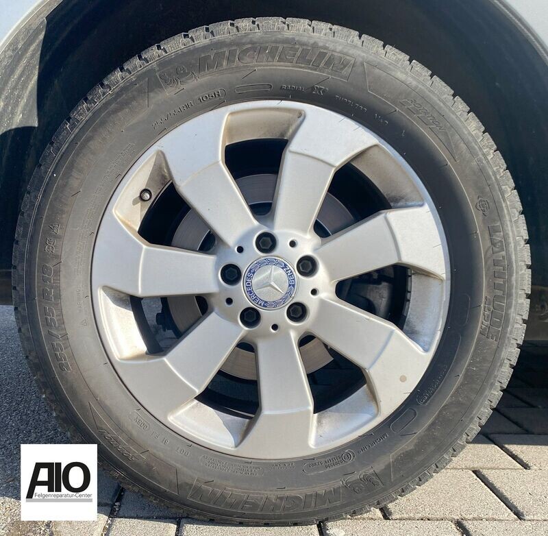 LF1 Original Mercedes Benz Felge A1664011602 – 7-Speichen-Rad Silber – GLE W166 / GLS X166 / M-Klasse 166