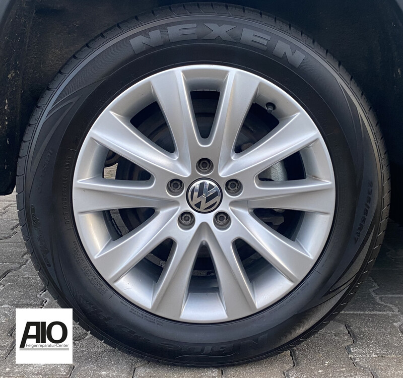 LF1 Original VW Felge 5N0073227BS – Los Angeles 10 Speichen Design Silber WKR – Tiguan I Typ 5N 2007 - 2016