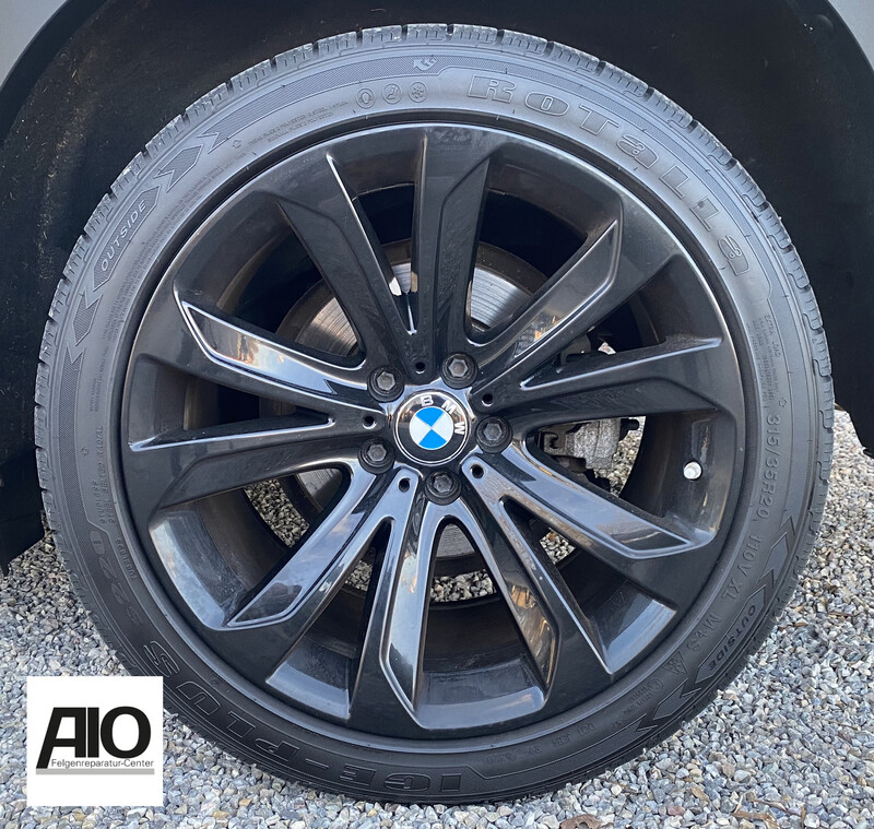 LF1 Original BMW Felge 6858528 - Sternspeiche 491 Schwarz HGG VA  - X5 Typ F15 / X6 Typ F16