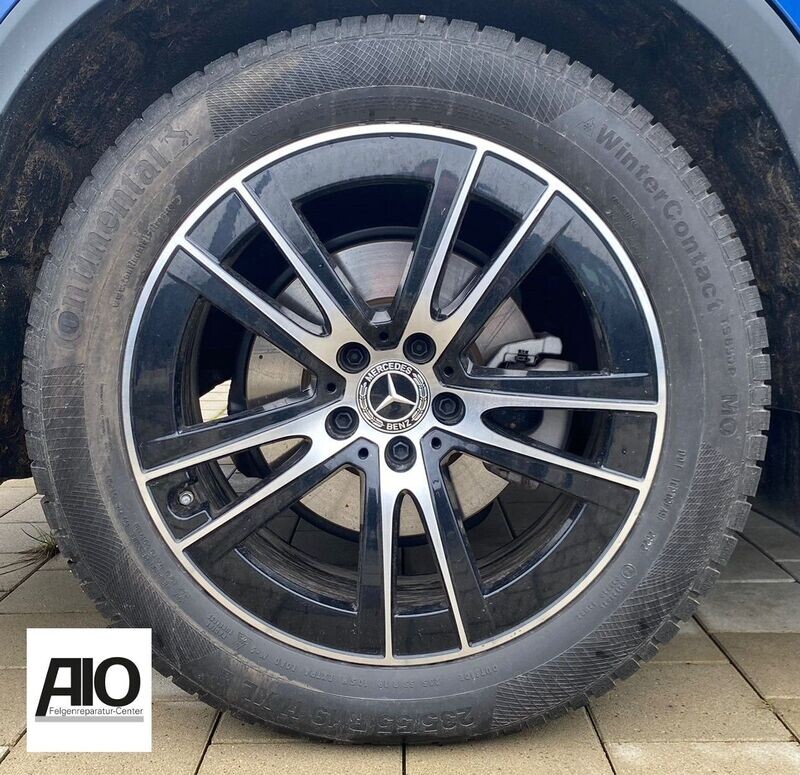 LF1 Original Mercedes Felge A2544015700 – 5-Doppelspeichen-Rad Schwarz HGG - GLC Typ X254 / C254
