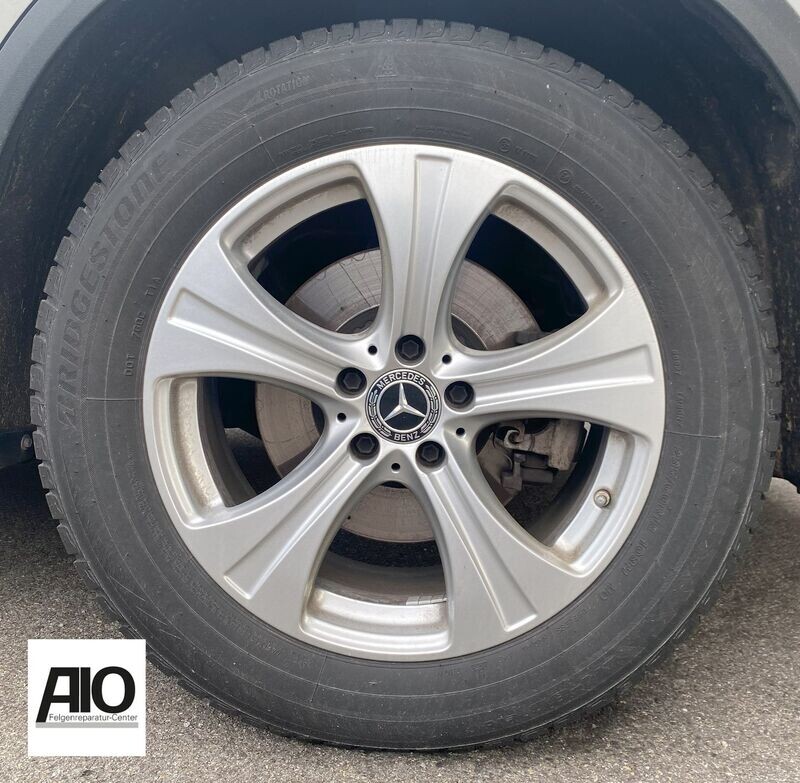 LF1 Original Mercedes Benz Felge A2534010800 – 5-Speichen-Rad Silber – GLC X253 / C253