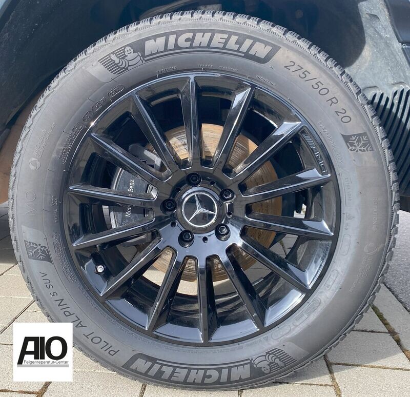 LF1 Original Mercedes Felge A4634011700 – Vielspeichen-Rad Schwarz  - G-Klasse