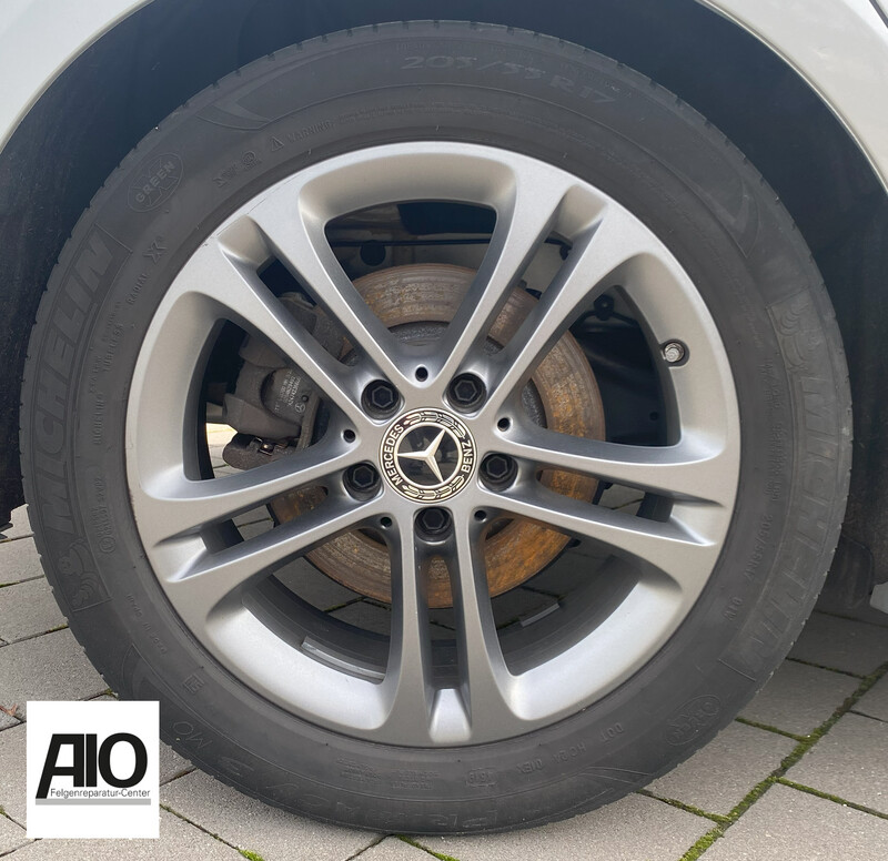 LF1 Original Mercedes Benz Felge A1774010400 – Doppelspeichen-Rad Grau Matt – A-Klasse W177 V177 / B-Klasse W247 / CLA C118 X118