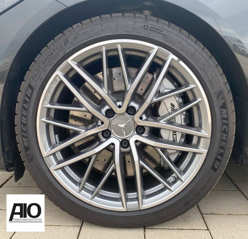 LF1 Original Mercedes Benz Felge A2534015800 – Vielspeichen Design Grau HGG HA – GLC X253 / C253