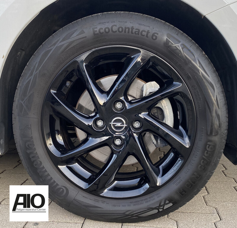 LF1 Original Opel 13356218 - 8 -Speichen Design Schwarz -  Corsa E