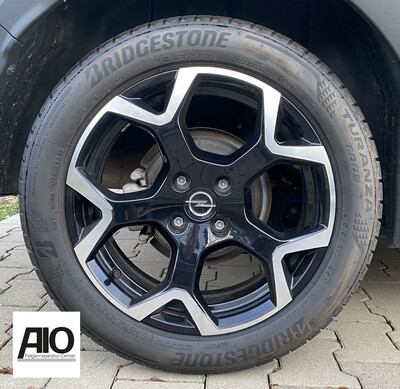 LF1 Original Opel 9843962080 - 5-Y-Speiche Schwarz HGG - Mokka B / Mokka-e ab 2021-