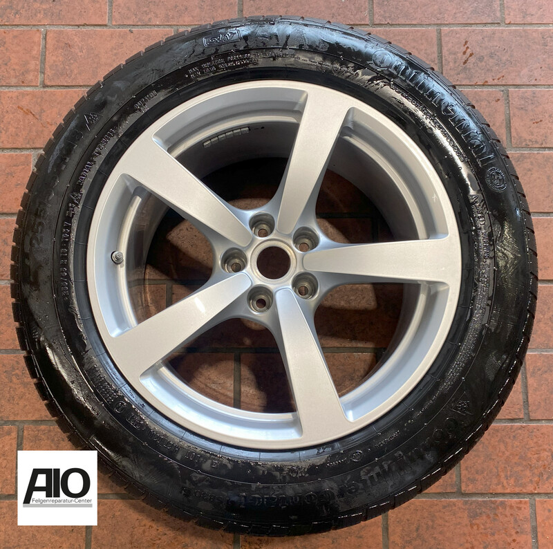 LF1 Original Porsche Felge 95B601025AQ - 5-Speiche Silber VA - Macan Typ 95B ab 2013-