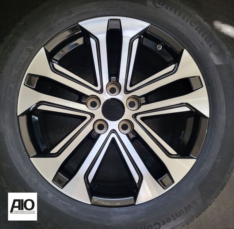 LF1 Original Toyota  PW457-42003 - "Tundra" 5-Doppelspeiche Schwarz HGG - RAV4 IV