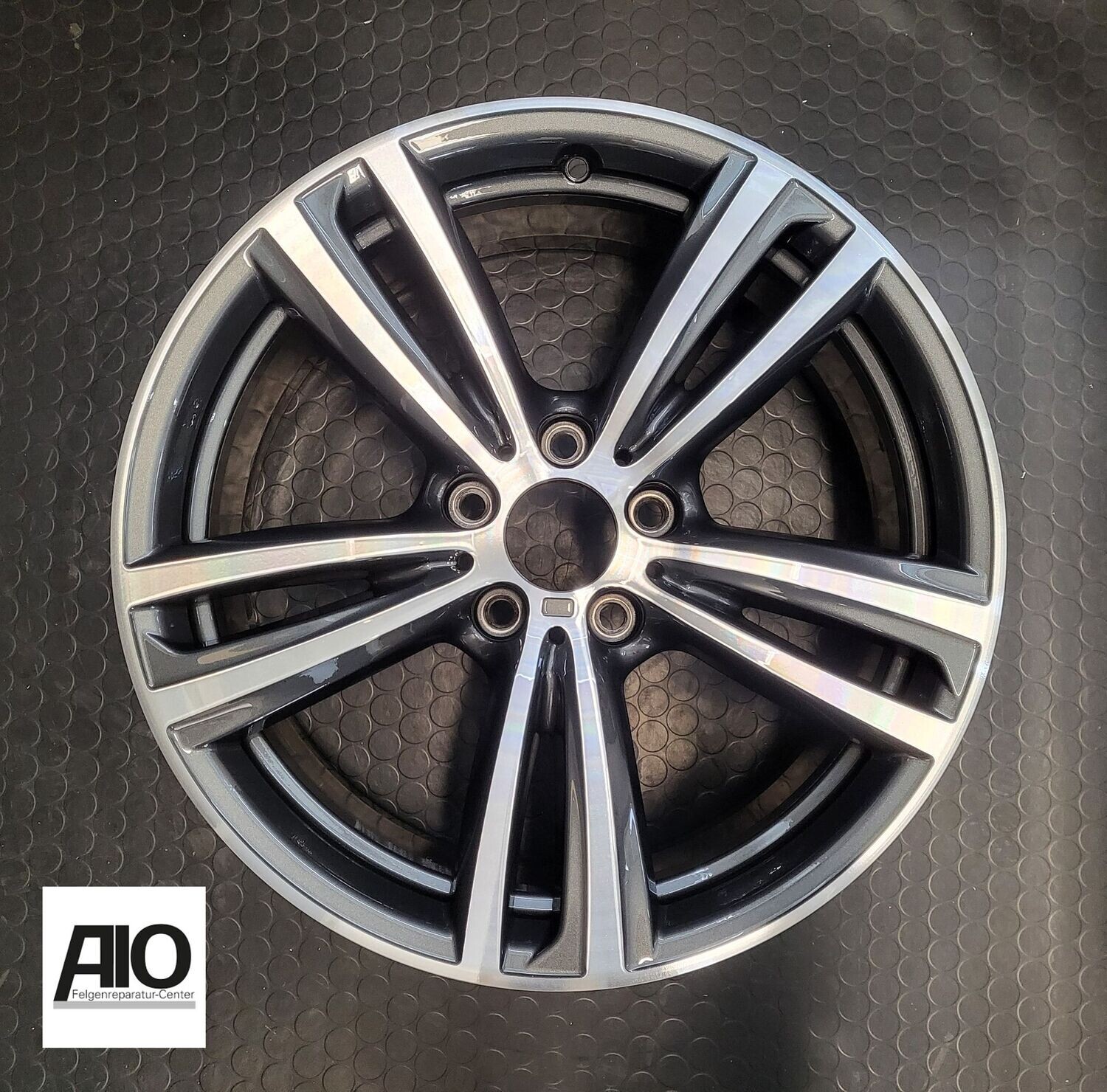 LF1 Original BMW Felge 7852494 - Doppelspeiche 442M Dunkelgrau HGG HA - 3er Typ F30 / F31 - 4er Typ F32 / F33 / F36