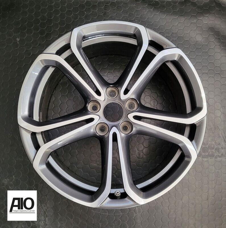 LF1 Original Opel Felge 13445890 - Typhoon Design 5-Doppelspeiche Grau HGG -  Adam S + Adam Rocks S