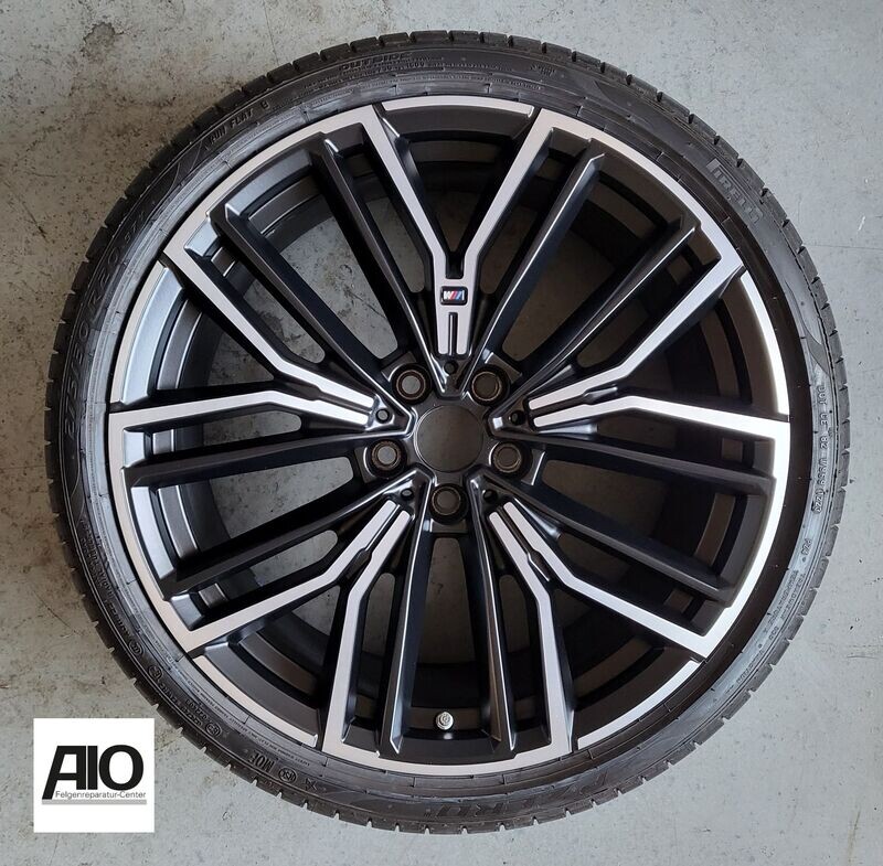 LF1 Original BMW Felge 8747236 - Styling 846 M V-Speiche Schwarz Matt HGG VA - 5er Typ G30 G31 ab 2016-