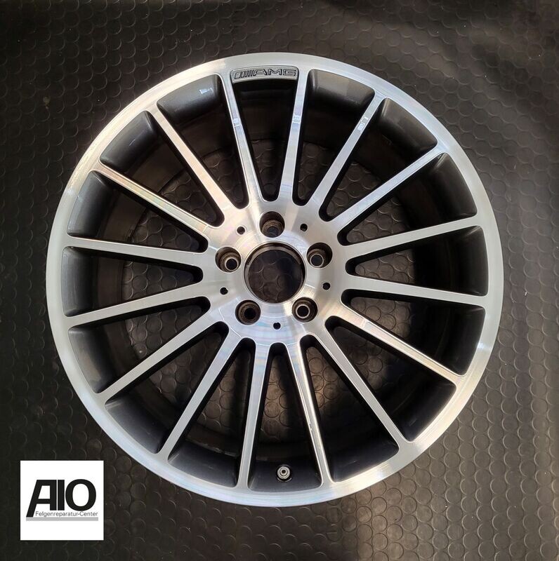 LF1 Original Mercedes Benz Felge A2044014802 – Vielspeichen Rad Grau HGG- C-Klasse W204  S204 / C63 AMG