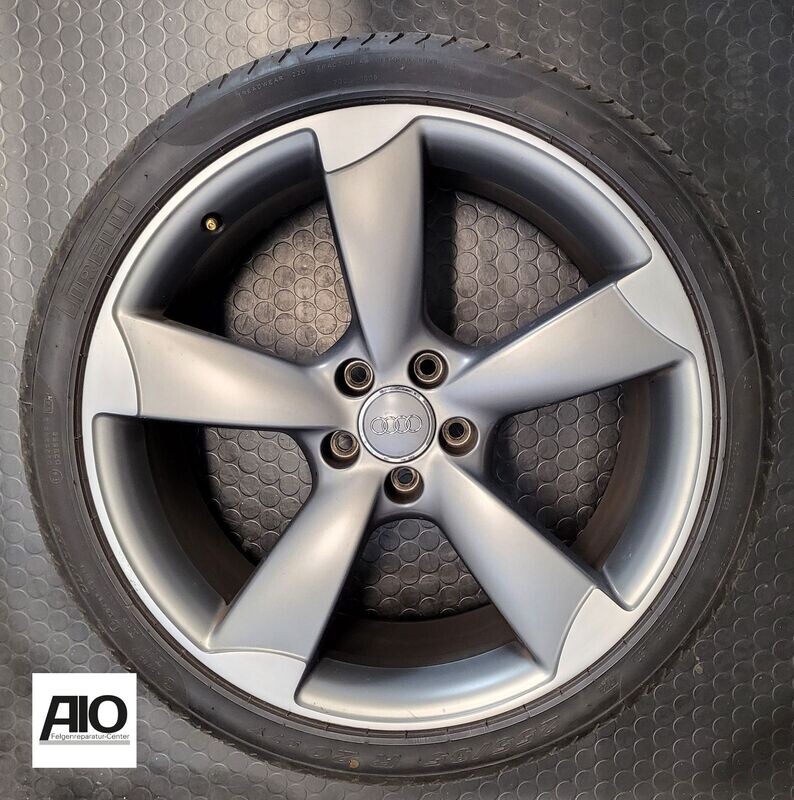 LF1 Original Audi Felge 4H0601025AD - Rotor Speichen Design HGG Grau - RS6 / RS7 Typ C7 4G