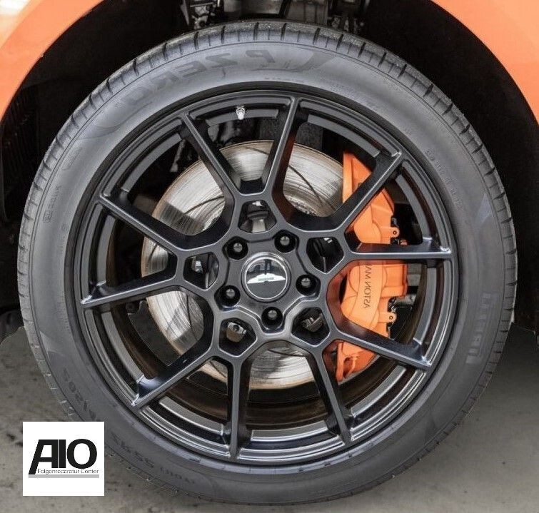 LF1 Original Aston Martin Felge MY83-1007-0 SB - 5-V-Doppelspeiche Schwarz Matt VA - DBX