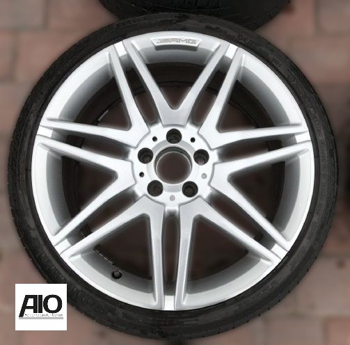 LF1 Original Mercedes Benz Felge A2124014702 – AMG-7-Doppelspeichen-Rad GRAU HGG – E-Klasse C207 / A207 2010-2017
