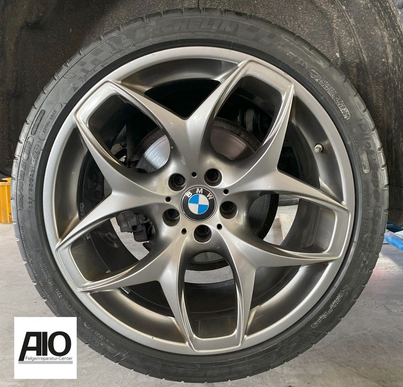 LF1 Original BMW Felge 6772252 - Doppelspeiche 215 Grau VA - X5 Typ E70/F15 + X6 Typ E71/E71/F16
