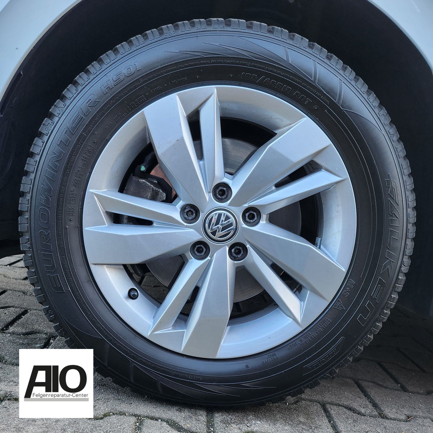 LF1 Original VW Felge  2G0601025AD  – Sassari 5-Doppelspeiche Silber - Polo 6